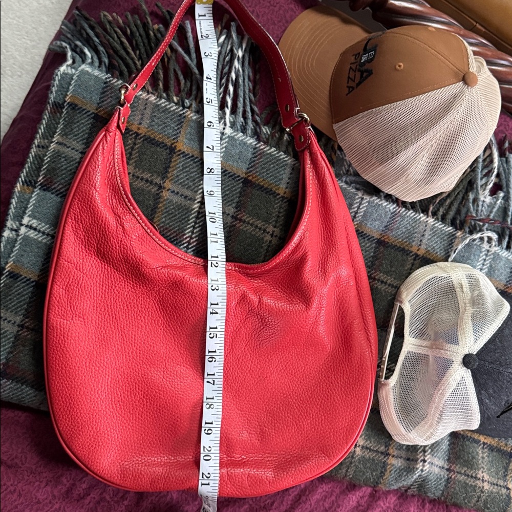 Kate Spade vintage Red orange Leather shoulder Bag - Picture 10 of 10